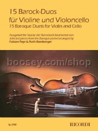 15 Barock-Duos für Violine und Violoncello